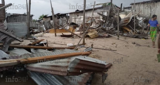 Port-Gentil&nbsp;: Une mystérieuse mini-tornade frappe plusieurs habitations à Lipe 