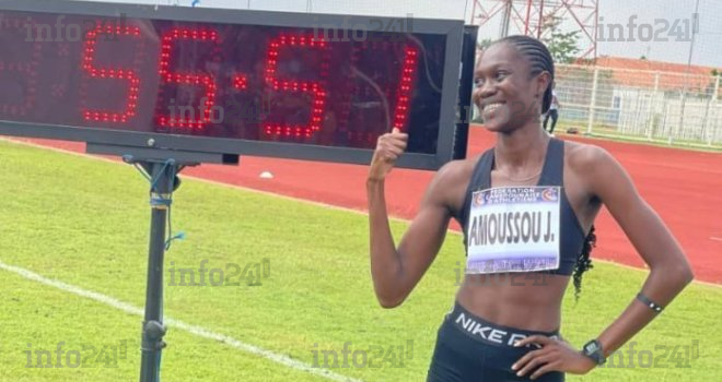 Athlétisme&nbsp;: Josée Amoussou affole les chronos et pulvérise le record du Gabon au 400 m 
