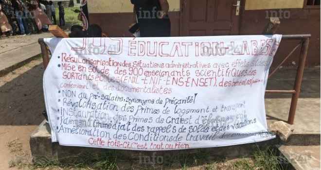 Grève des enseignants&nbsp;: SOS Éducation durcit le ton et ferme tous les établissements scolaires à Port-Gentil