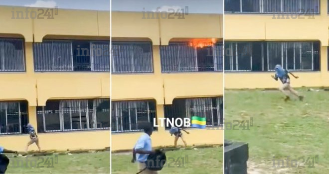 Panique et cocktail Molotov au lycée technique national Omar Bongo&nbsp;: 21 élèves en garde à vue