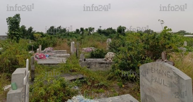 Port-Gentil : Le cimetière municipal de Lazareth sous de hautes herbes 