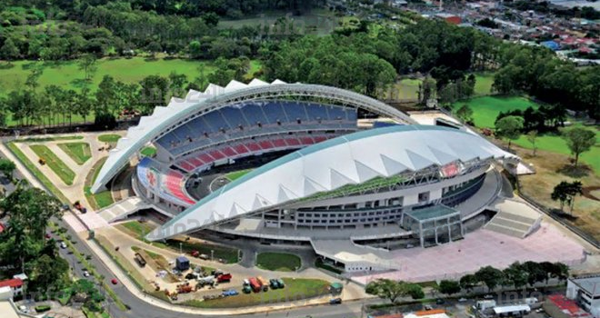 Le stade de football d’Angondjé transformé en « hôpital de campagne » du coronavirus