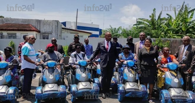 Promotion de l’inclusion : des scooters offerts aux personnes handicapées à Port-Gentil