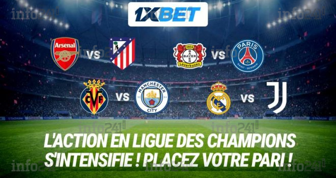 Retour de la Ligue des champions&nbsp;: pariez sur les matchs clés de la journée sur 1xBet&nbsp;!