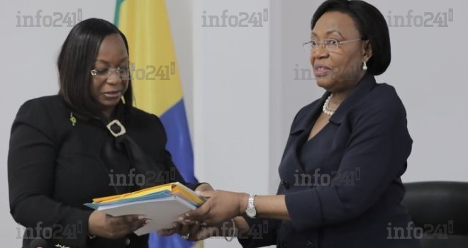 Sénat&nbsp;: Paulette Missambo passe le relais à la nouvelle présidente de l’institution parlementaire