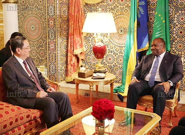 Gabon/Chine : Yu Zhengsheng reçu en audience par Ali Bongo à Libreville 
