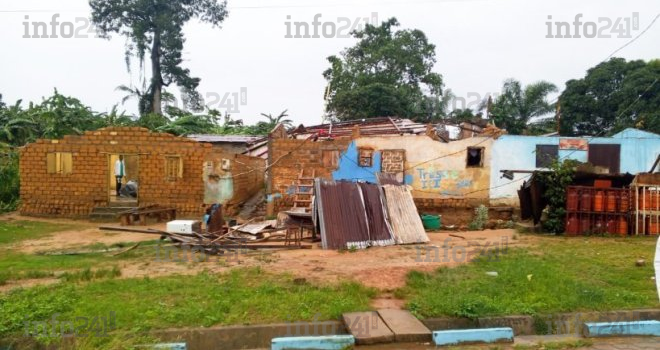 Tchibanga&nbsp;: Une violente tempête dévaste plusieurs habitations, un lycée catholique sinistré