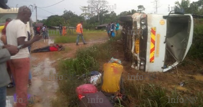 Kango&nbsp;: Un bus transportant des enseignants stagiaires, victime d’un accident