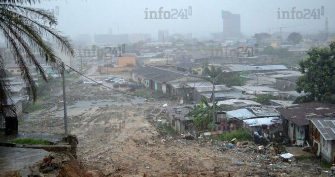 Montagne-sainte après le passage des bulldozers, sous la pluie