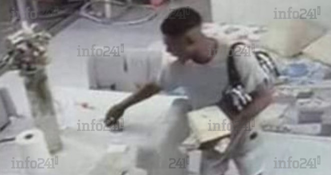 Akanda&nbsp;: Un cambrioleur trahi par une camera de surveillance, recherché par la police gabonaise