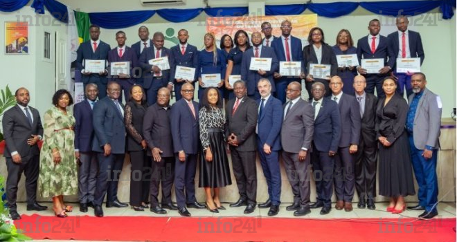 15 jeunes gabonais diplômés du programme ferroviaire «&nbsp;Tremplin&nbsp;» porté par Setrag et Eramet