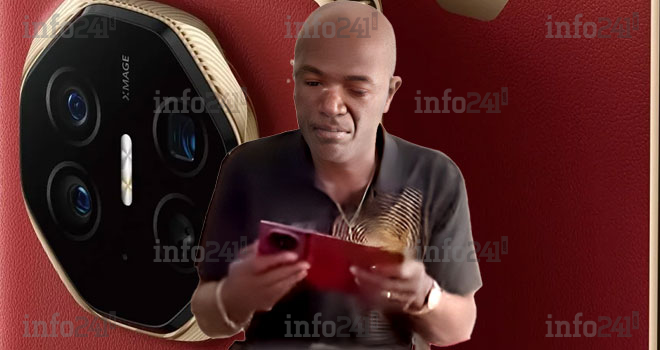 Gabon&nbsp;: Le président du PDG suscite la polémique en exhibant un smartphone de luxe hors de prix&nbsp;!