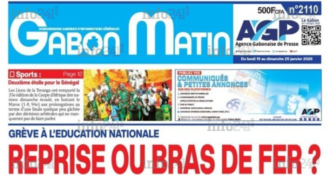 Gabon&nbsp;: L’hebdomadaire Gabon Matin absent des kiosques ce lundi 2 février