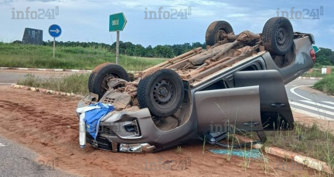Port-Gentil&nbsp;: Un grave accident de la circulation fait plusieurs blessés au rond-point de Mandarove
