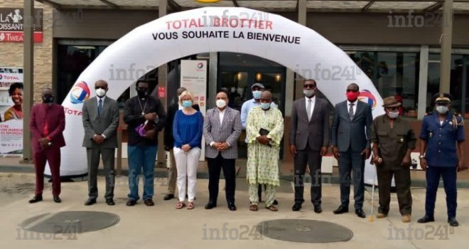 Total Marketing Gabon inaugure sa toute première station baptisée &laquo;&nbsp;Brottier&nbsp;&raquo; à Akanda