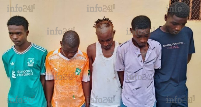 Moanda&nbsp;: 5 jeunes gabonais dont «&nbsp;Mafia&nbsp;» et «&nbsp;Le Chat&nbsp;», écroués avec plus de 2 000 gélules de kobolos