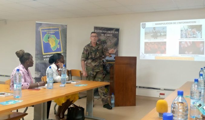 Visite du Camp de Gaulle&nbsp;: Collaboration renforcée entre les médias gabonais et les Éléments Français
